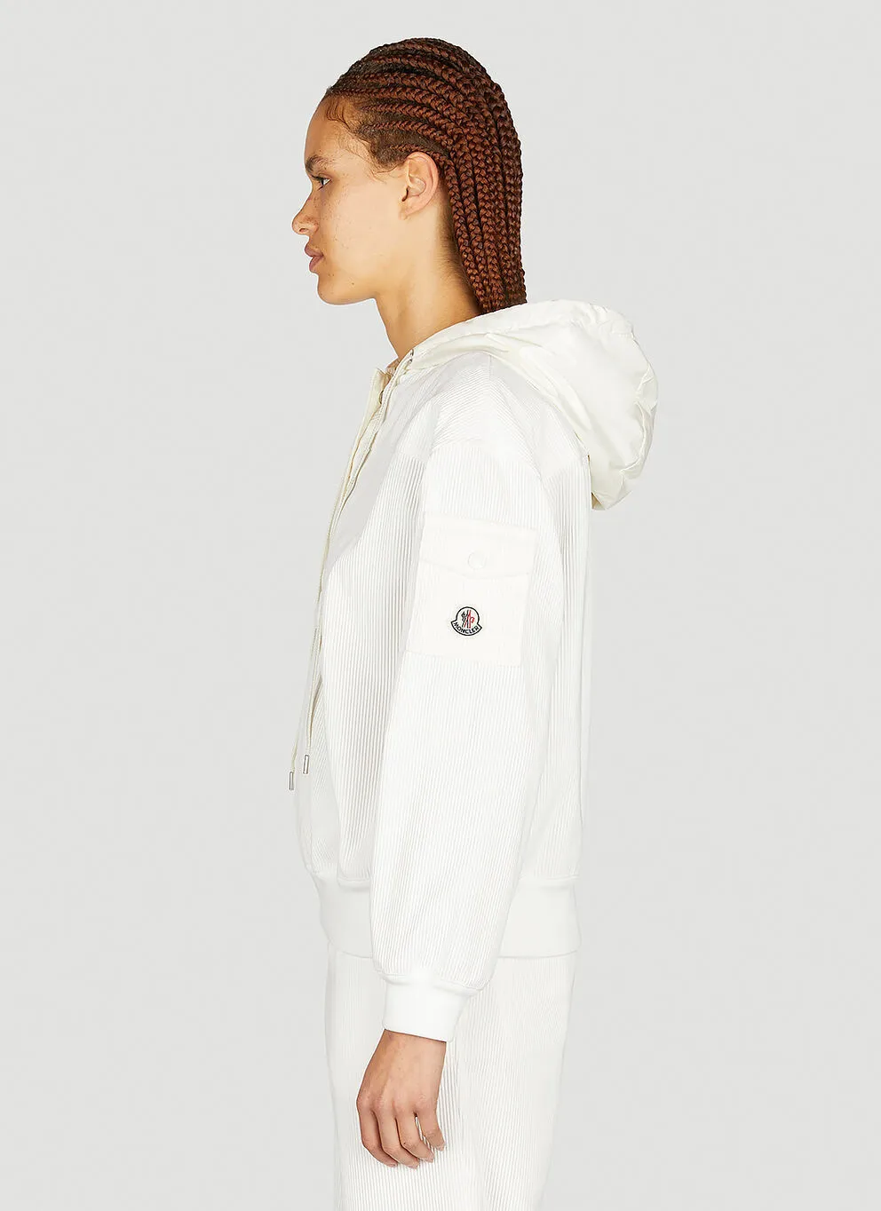 MONCLER  |Long Sleeves Plain Logos on the Sleeves Logo