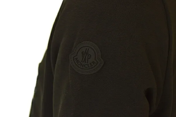 MONCLER  |Pullovers Long Sleeves Plain Cotton Bridal Logo Hoodies