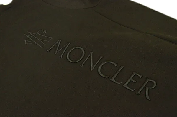 MONCLER  |Pullovers Long Sleeves Plain Cotton Bridal Logo Hoodies