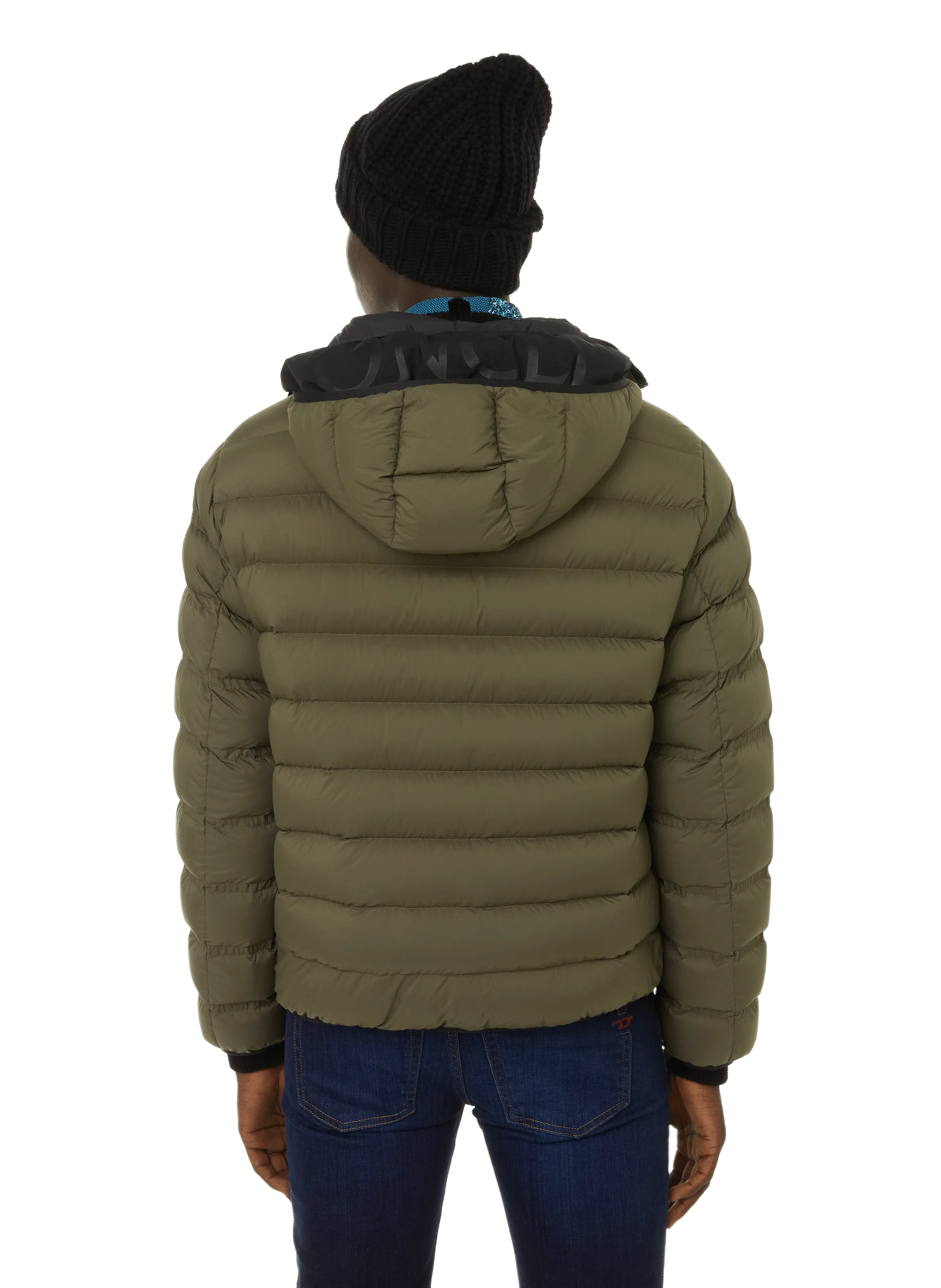 MONCLER  Quilted down jacket - Brown