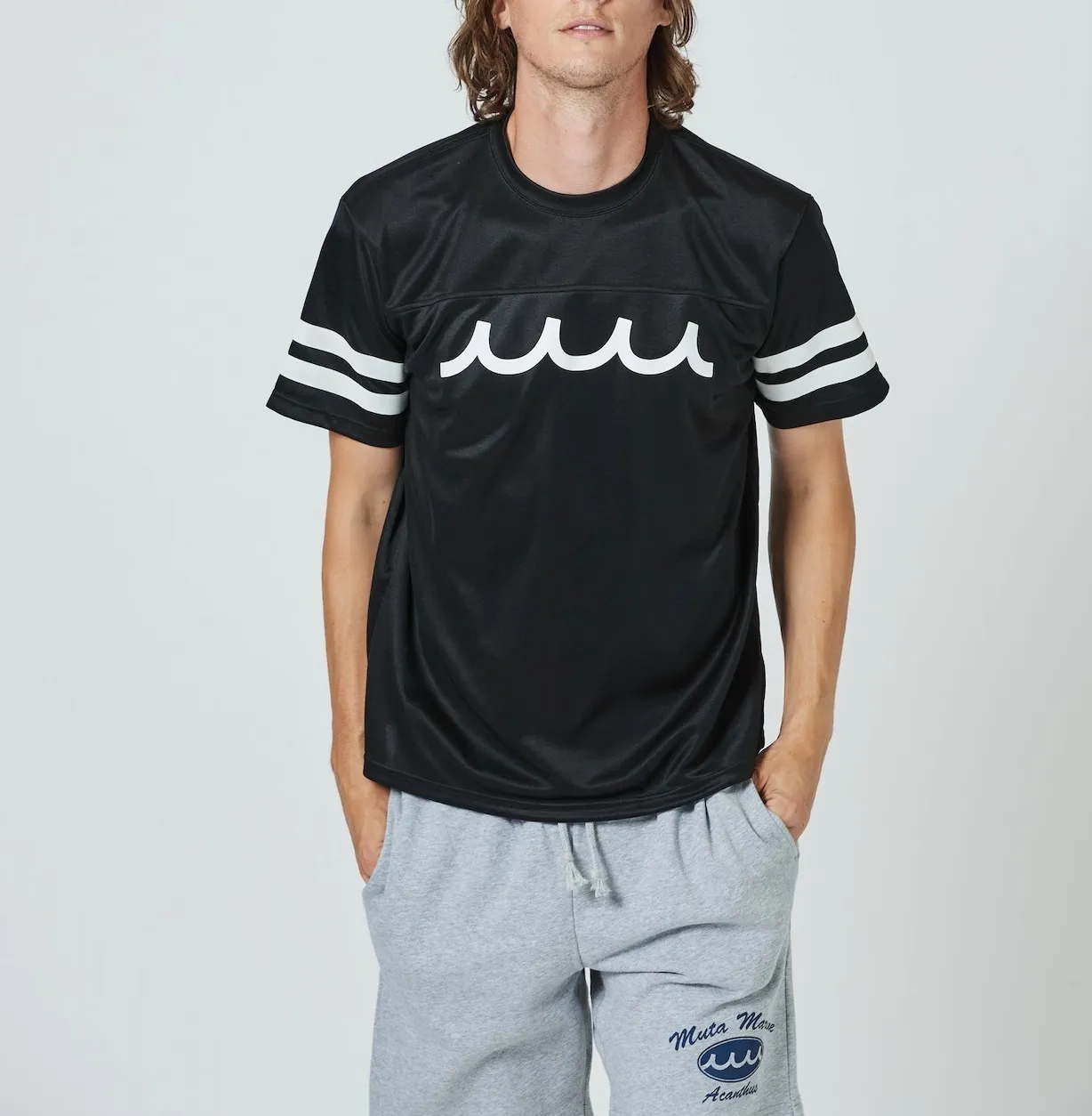 muta  |Street Style Plain Short Sleeves Logo T-Shirts