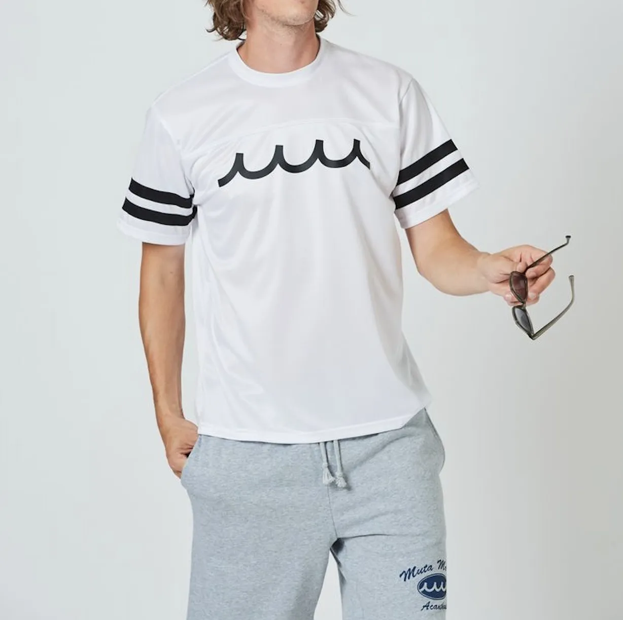 muta  |Street Style Plain Short Sleeves Logo T-Shirts