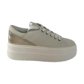 Mèlinè NI657 Sneaker in Vera Pelle Made in Italy Bianco Oro