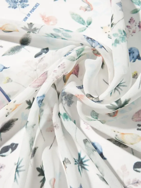 Nature print scarf