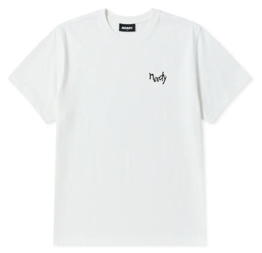 NERDY  |Unisex Street Style Cotton Logo T-Shirts