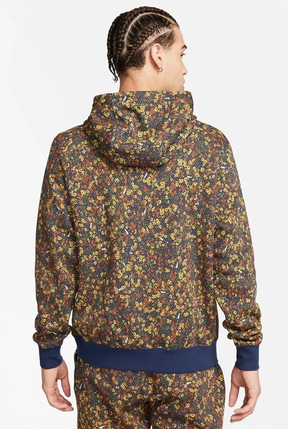 Nike  |Pullovers Flower Patterns Unisex Street Style Logo Hoodies