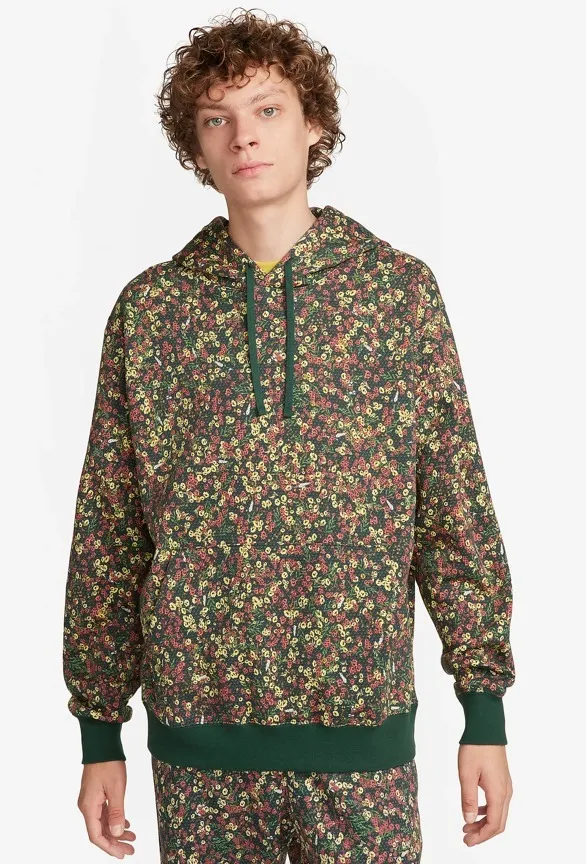 Nike  |Pullovers Flower Patterns Unisex Street Style Logo Hoodies