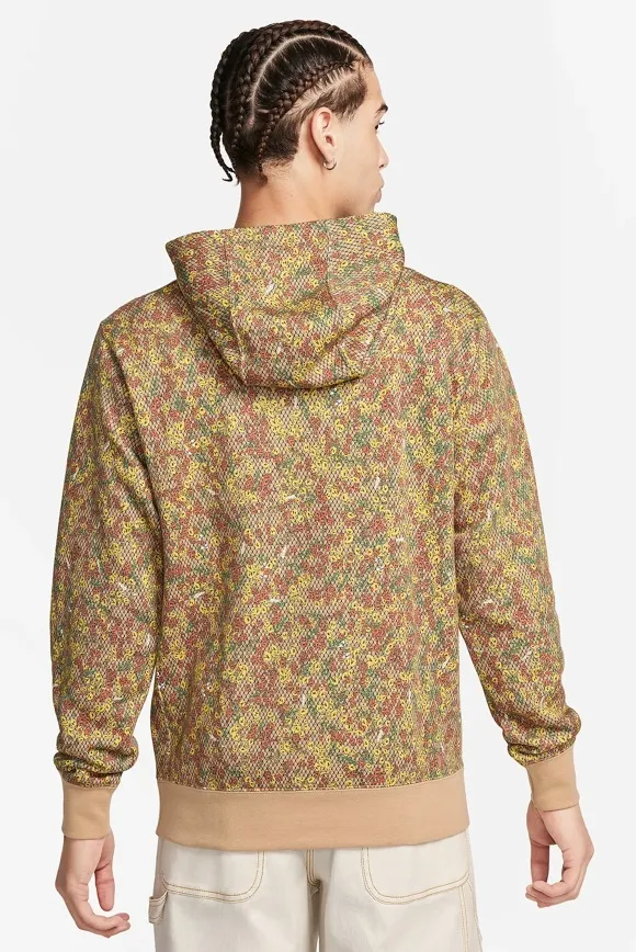 Nike  |Pullovers Flower Patterns Unisex Street Style Logo Hoodies