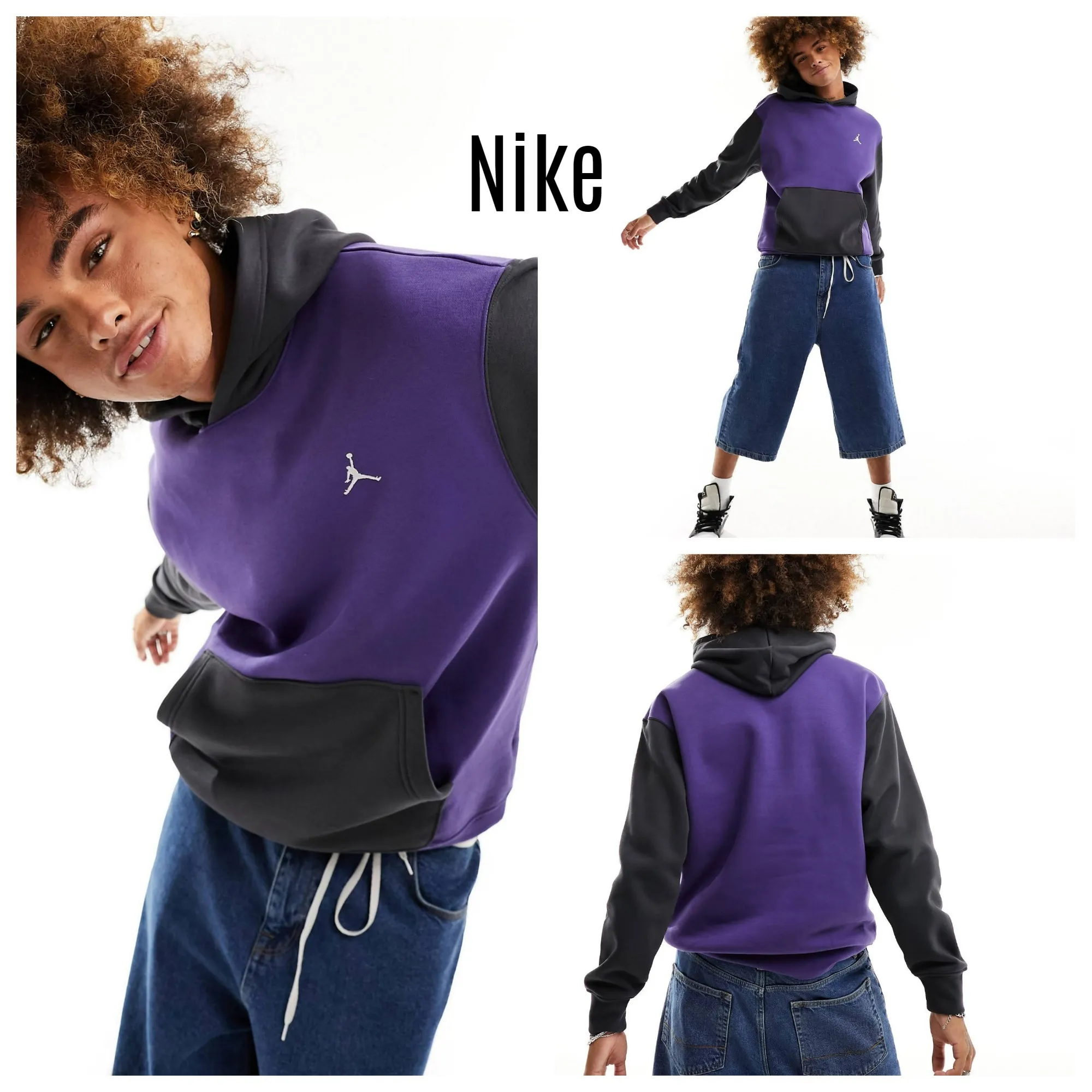 Nike  |Pullovers Sweat Collaboration Long Sleeves Plain Cotton Logo