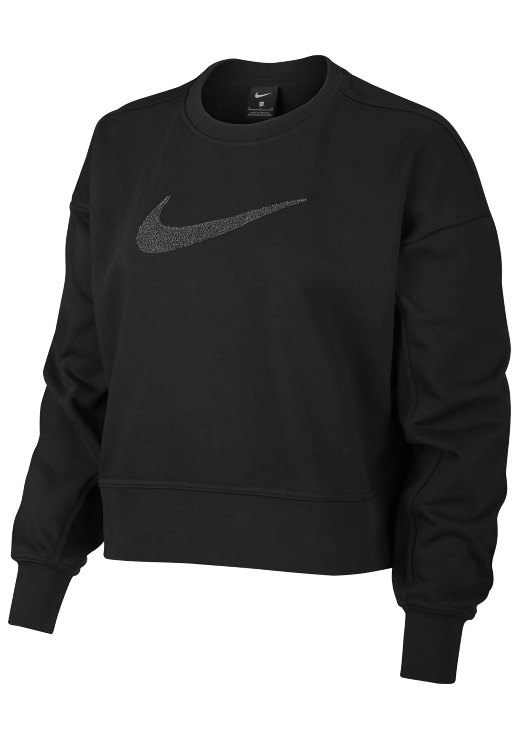 NIKE WOMENS DRY-FIT GET FIT SWOOSH CREW  CU5506 010