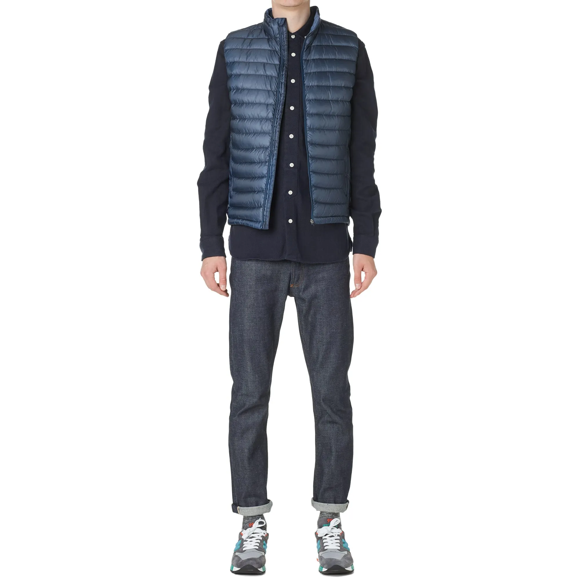 Norse Projects Ivan Light Down VestDeep Marine