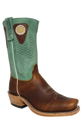 Olathe Mens Briar Green Super Puncher Cowboy Boots