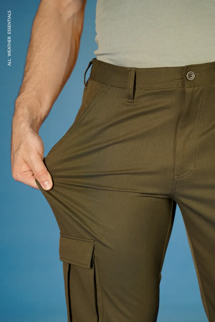 Olive All Weather Essential Stretch Cargo Pants