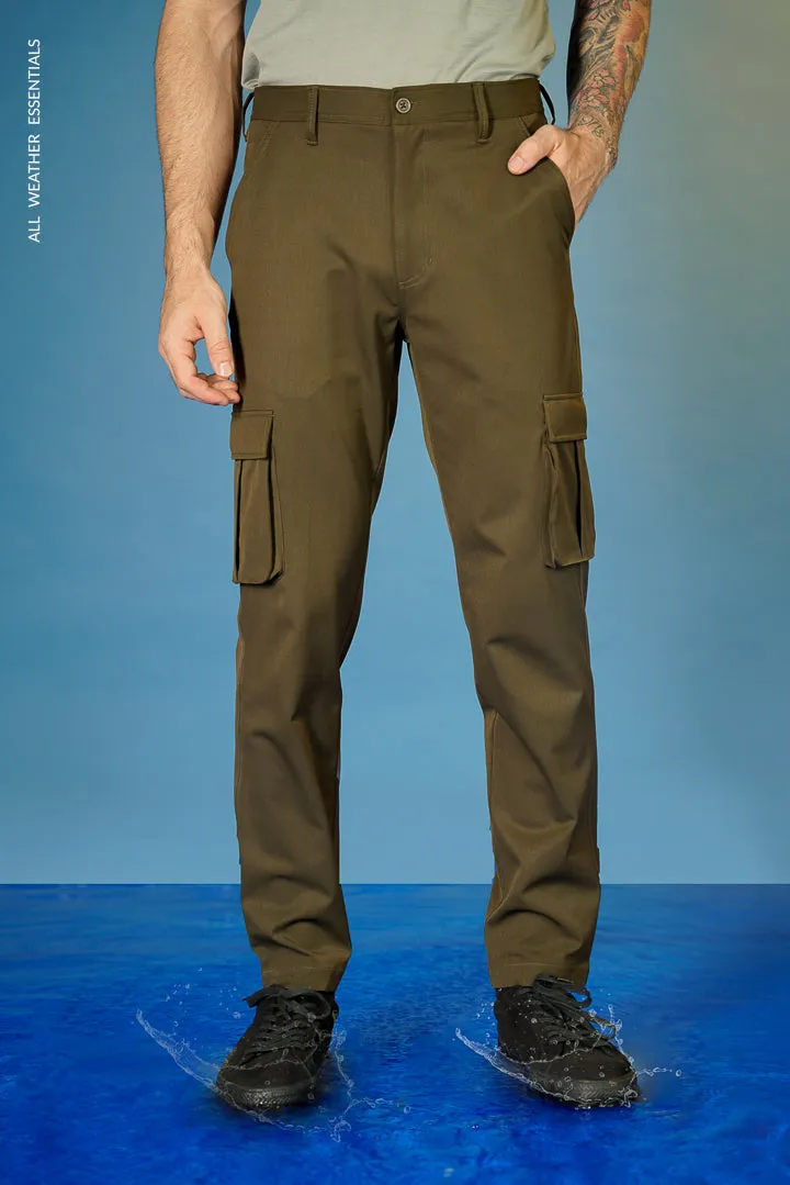 Olive All Weather Essential Stretch Cargo Pants