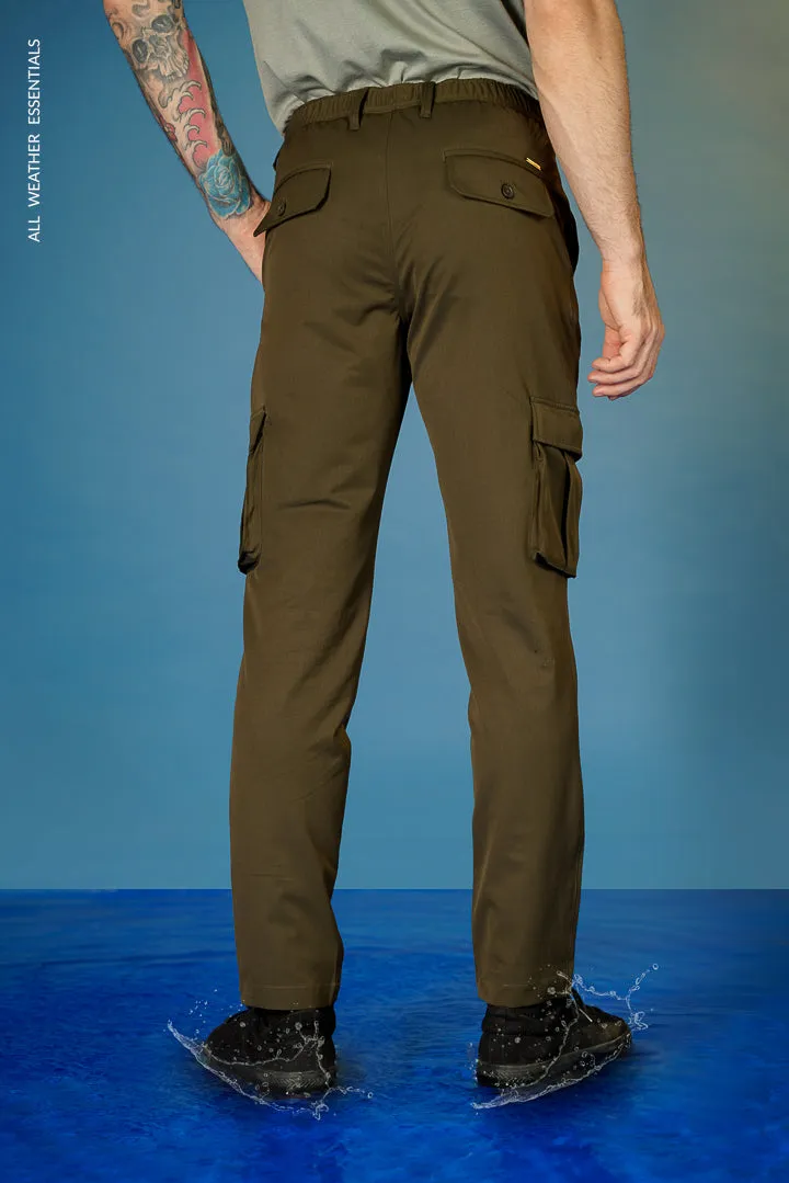 Olive All Weather Essential Stretch Cargo Pants