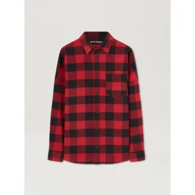 Palm Angels  |Gingham Street Style Long Sleeves Cotton Shirts