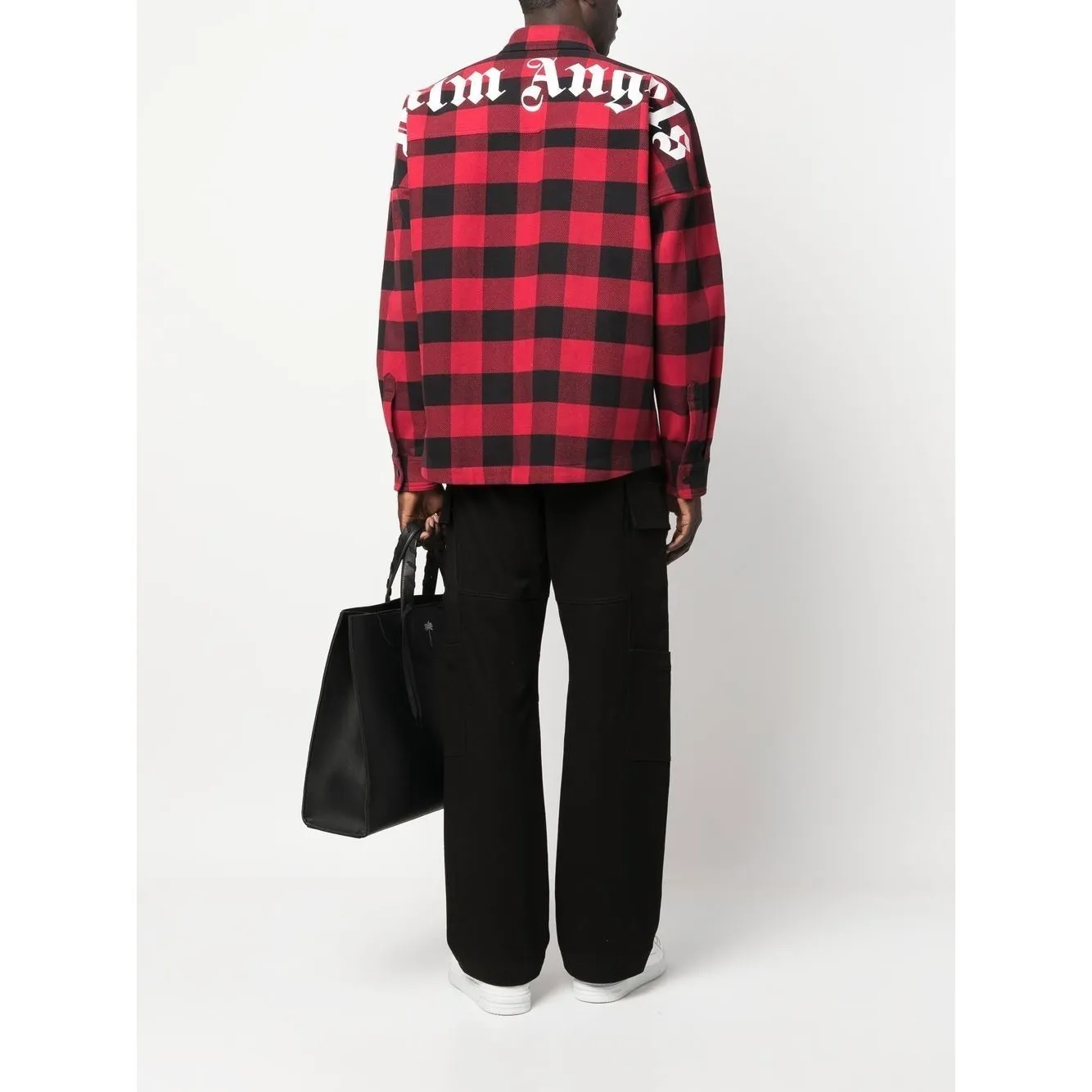 Palm Angels  |Gingham Street Style Long Sleeves Cotton Shirts