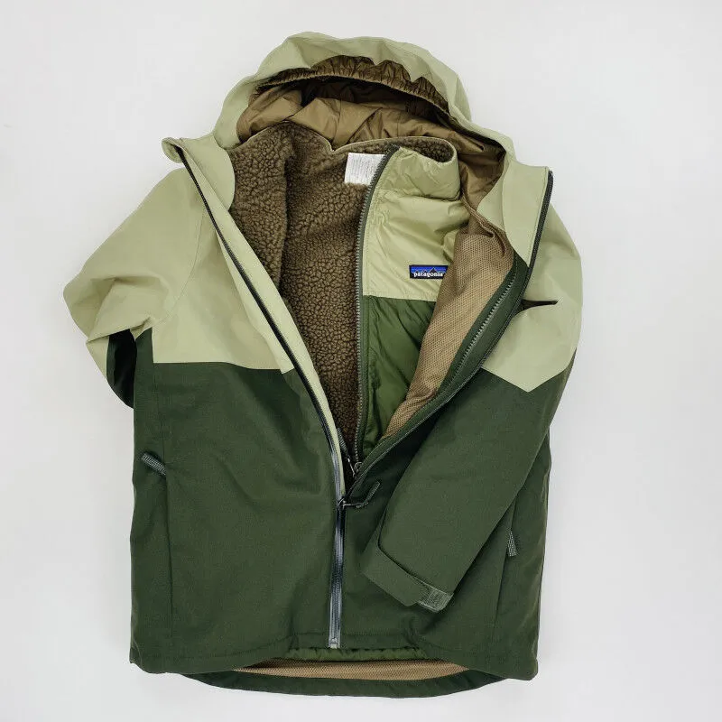 Patagonia  Boys' 4-in-1 Everyday Jkt - Giacca doppia di seconda mano - Bambino - Verde - M