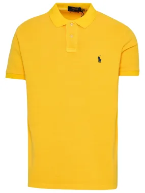 Polo Ralph Lauren Logo Embroidered Straight Hem Polo Shirt