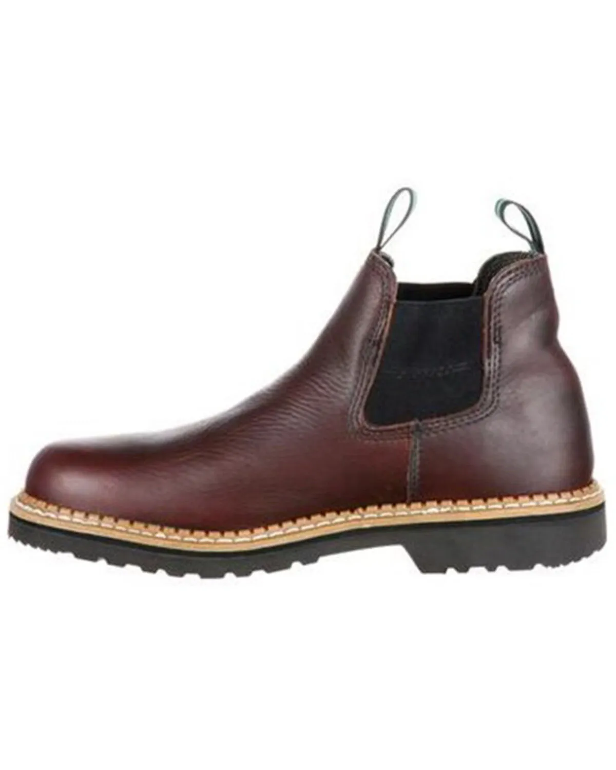 Product Name:  Georgia Boot Men's Romeo Waterproof Slip-On Work Shoes - Round Toe