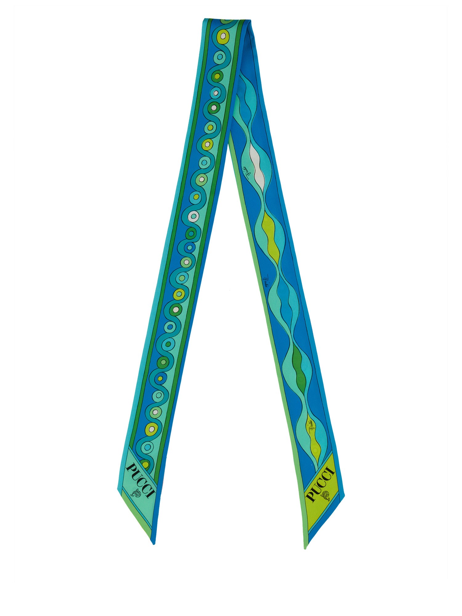 PUCCI    IRIS PRINT SILK SCARF