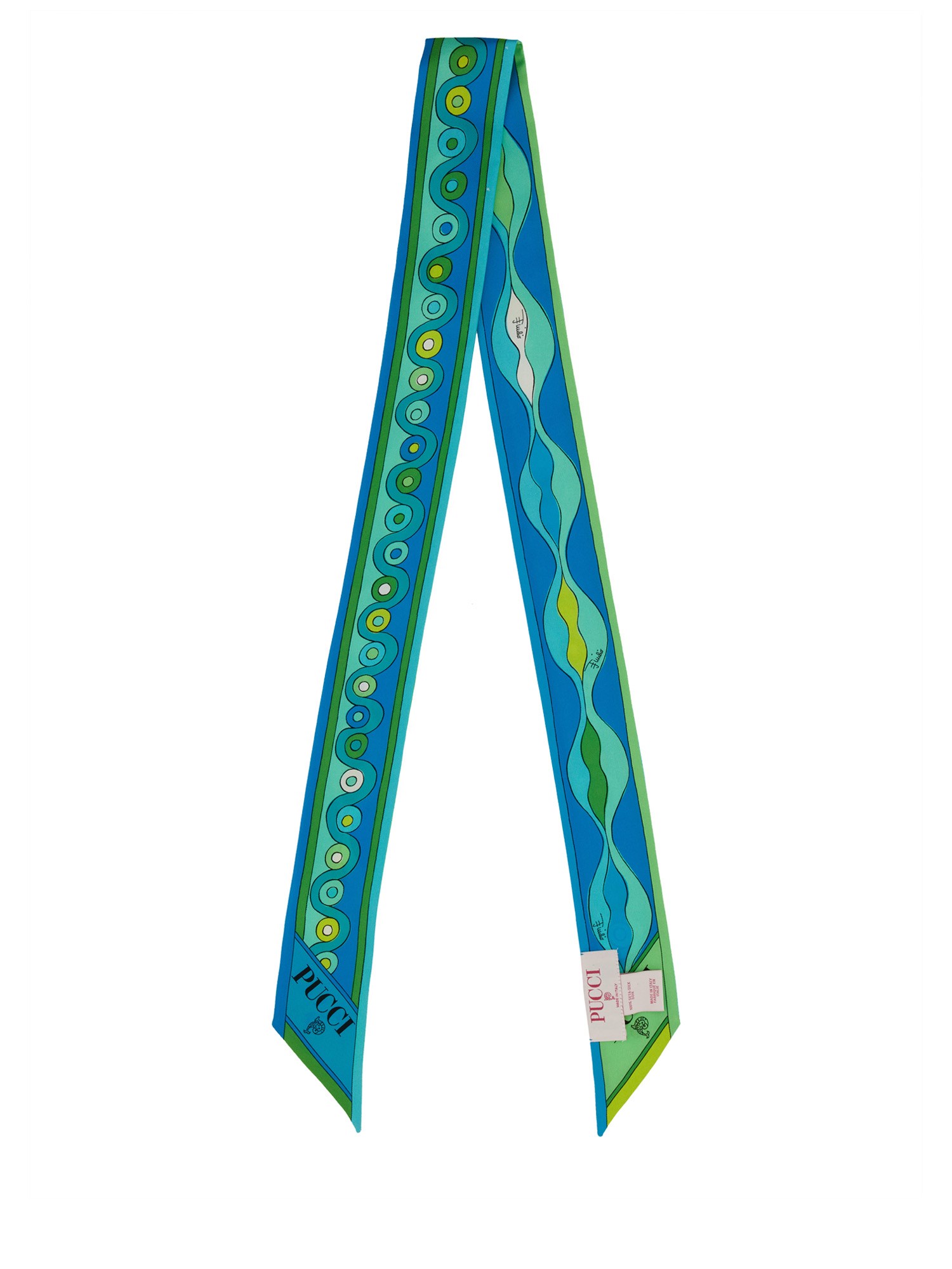 PUCCI    IRIS PRINT SILK SCARF