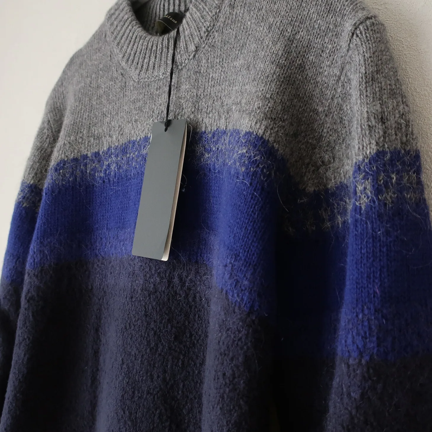 Roberto Collina  |Crew Neck Pullovers Wool Long Sleeves Sweaters