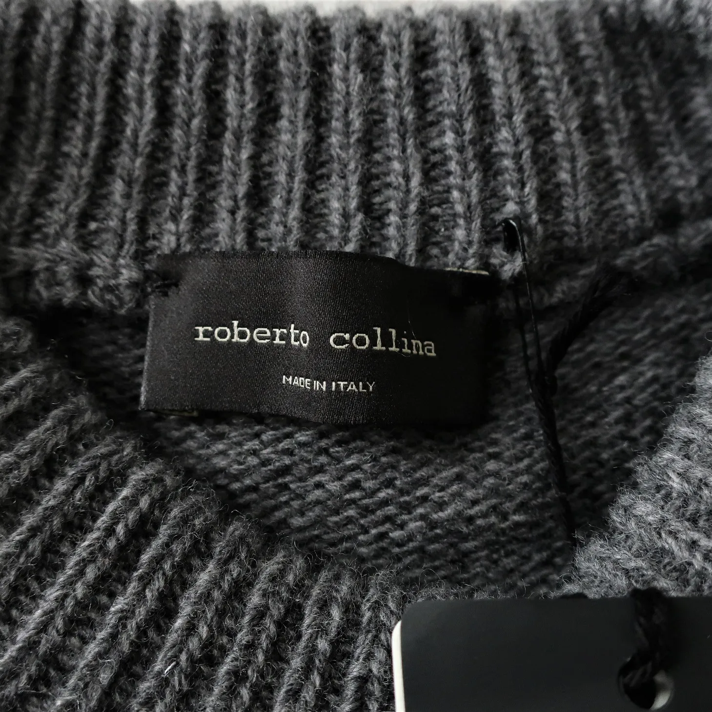 Roberto Collina  |Crew Neck Pullovers Wool Long Sleeves Sweaters