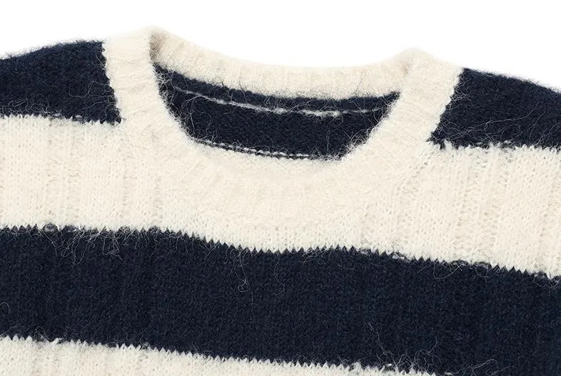 rolarola  |Argile Stripes Casual Style Unisex Wool Nylon Street Style