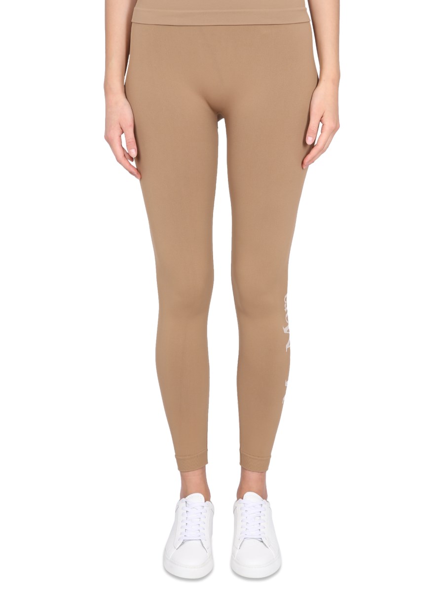 S MAX MARA    LEGGINGS WITH LOGO