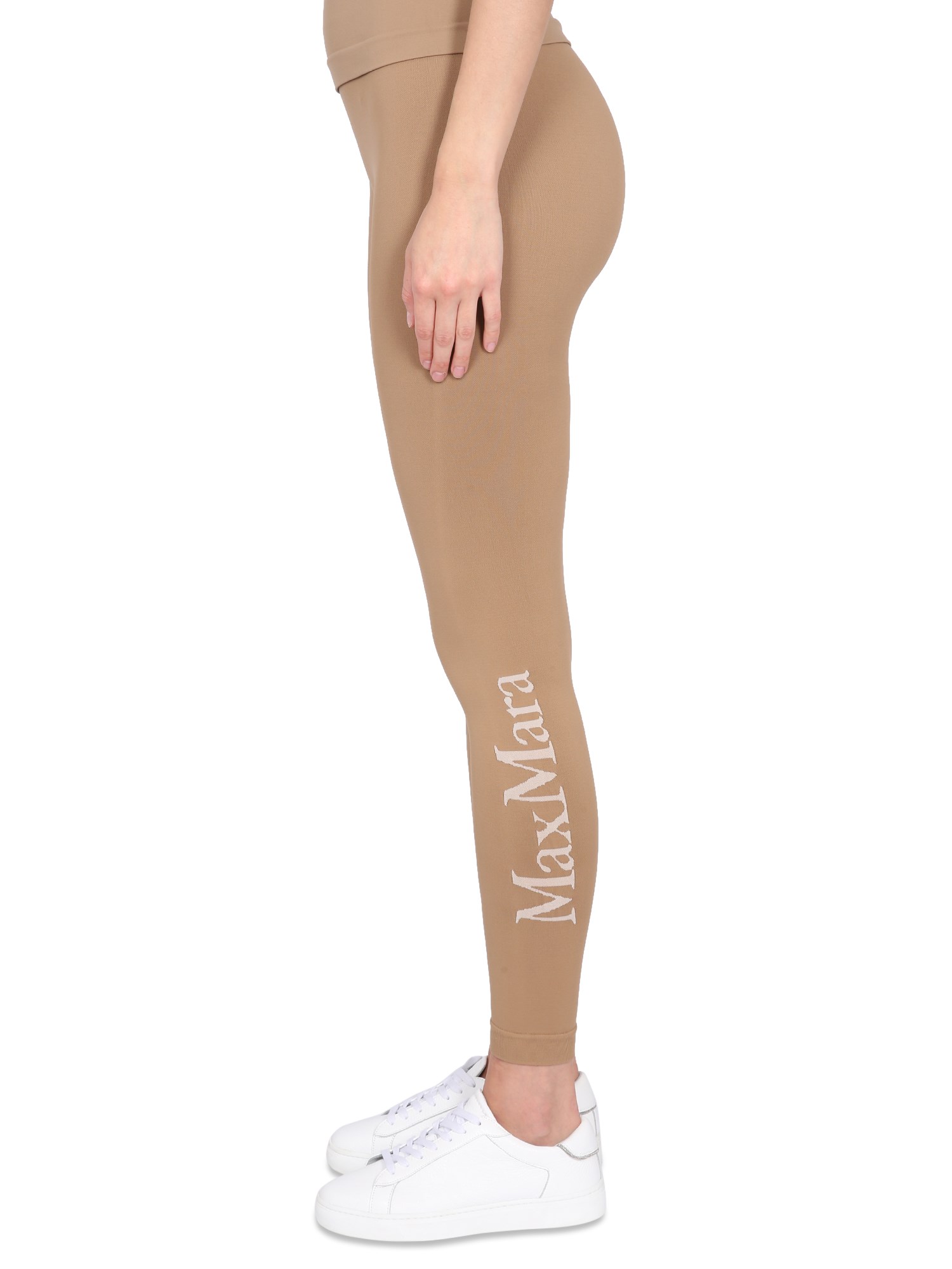 S MAX MARA    LEGGINGS WITH LOGO