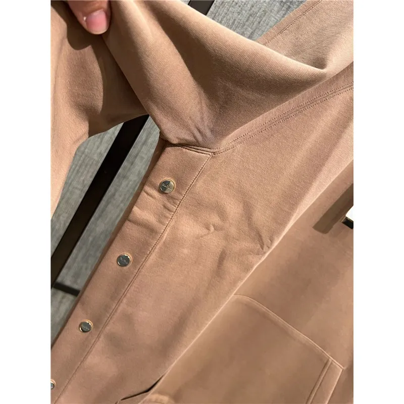 S Max Mara  |Long Sleeves Plain Logos on the Sleeves