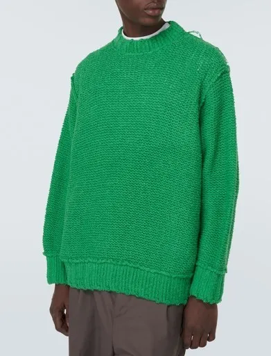 sacai  |Crew Neck Pullovers Long Sleeves Plain Cotton Designers