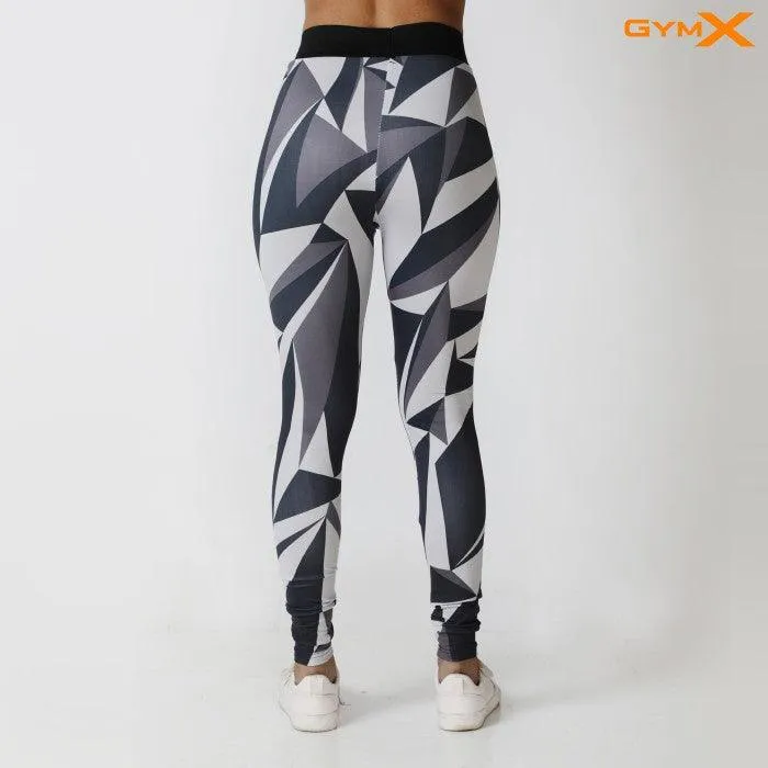 Sculpted Leggings- Geometric Digital Print - Sale