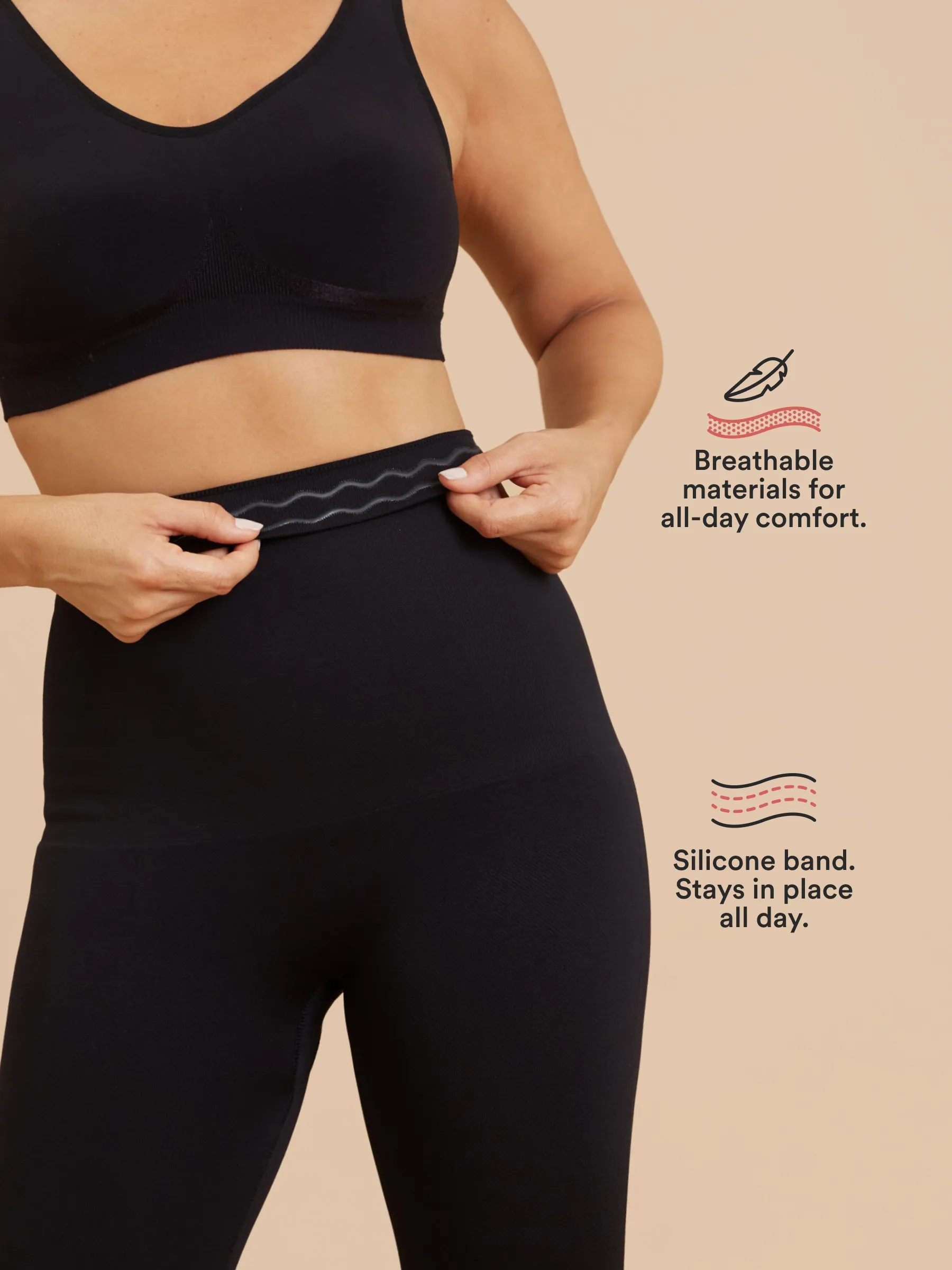 Shapermint Essentials High Waisted Shaping Leggings