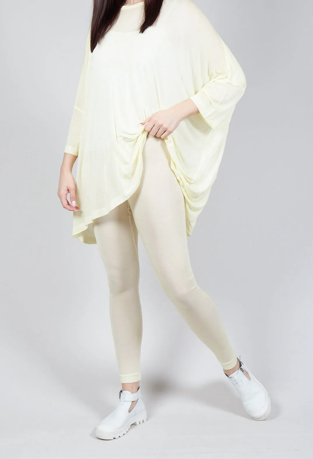 Sheer Leggings in Lily 10% Cloud