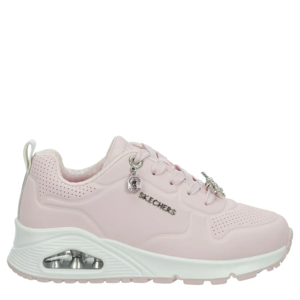 SKECHERS  GIRLS LITTLE-BIG KID UNO SNEAKER