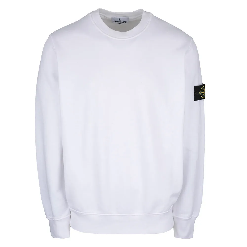 STONE ISLAND  |Crew Neck Pullovers Long Sleeves Cotton Logo Sweatshirts