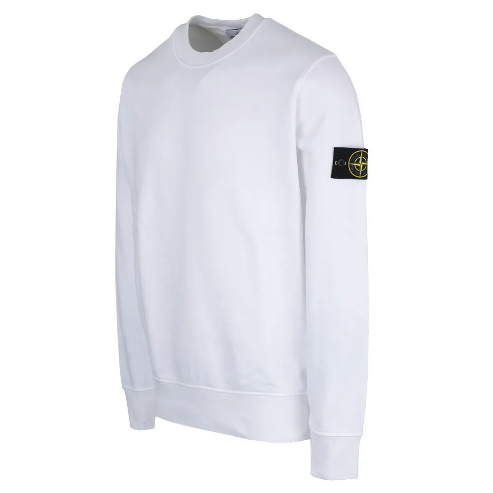 STONE ISLAND  |Crew Neck Pullovers Long Sleeves Cotton Logo Sweatshirts