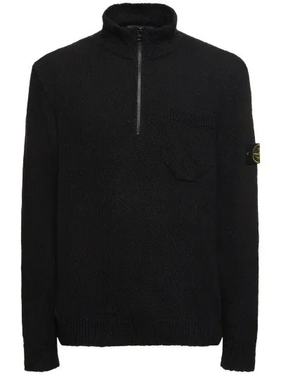 STONE ISLAND  |Linen Long Sleeves Plain Cotton Logos on the Sleeves Logo