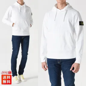 STONE ISLAND  |Long Sleeves Cotton Logos on the Sleeves Logo Hoodies