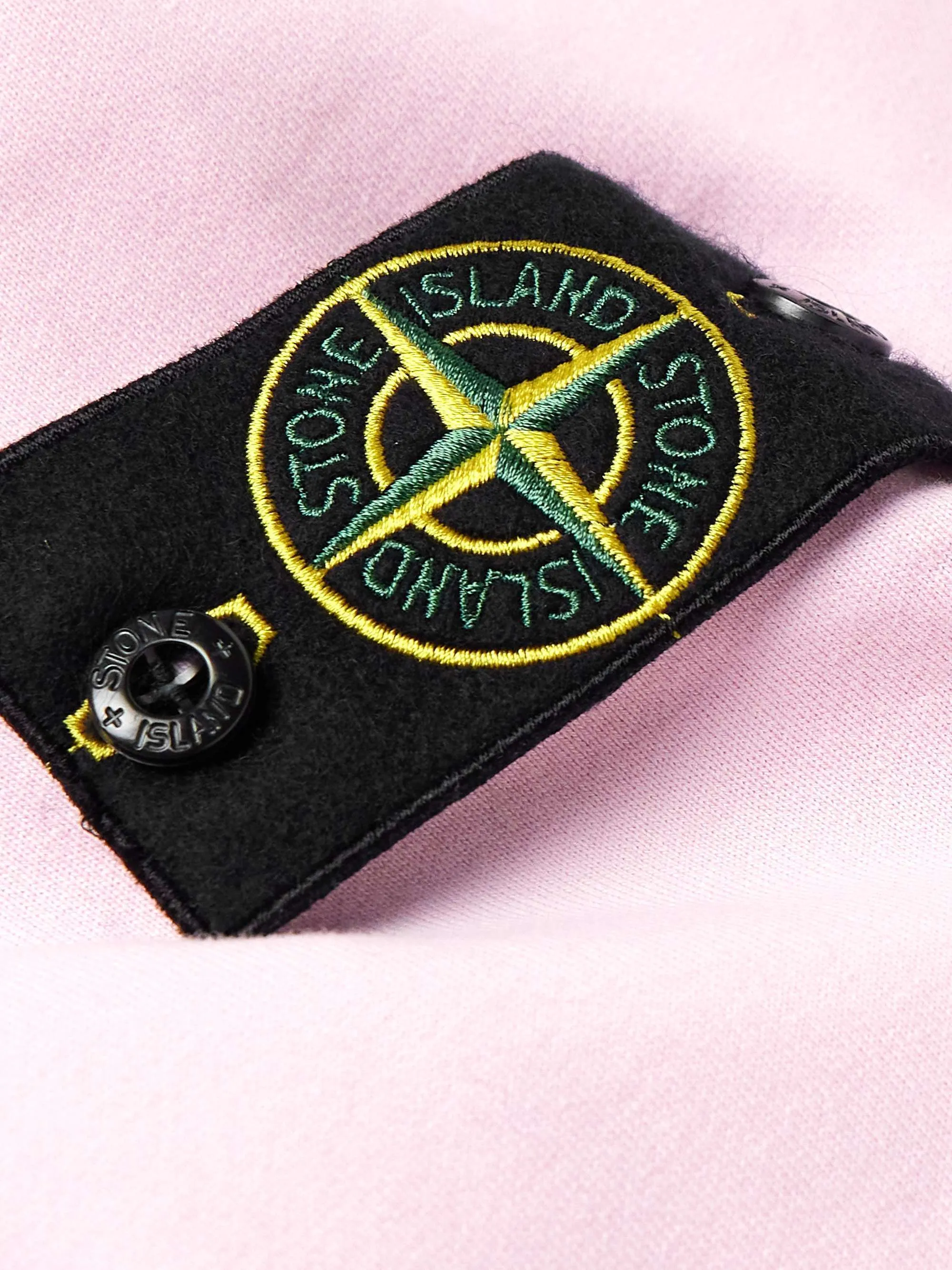 STONE ISLAND  |Long Sleeves Plain Cotton Logos on the Sleeves Hoodies