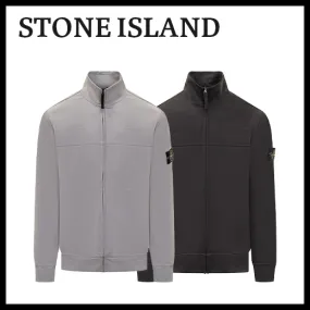 STONE ISLAND  |Nylon Long Sleeves Plain Logos on the Sleeves Logo