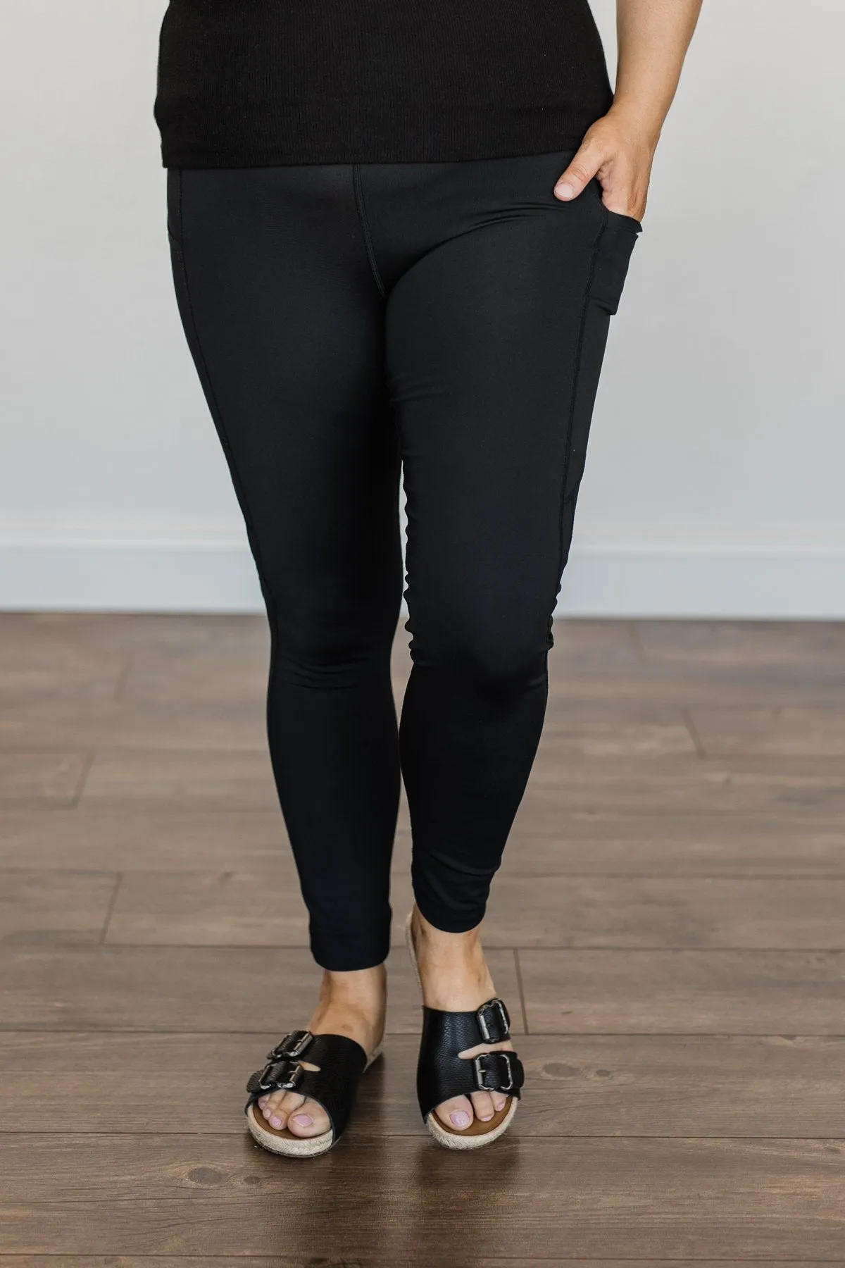 Stride With Pride Pocket Leggings- Black