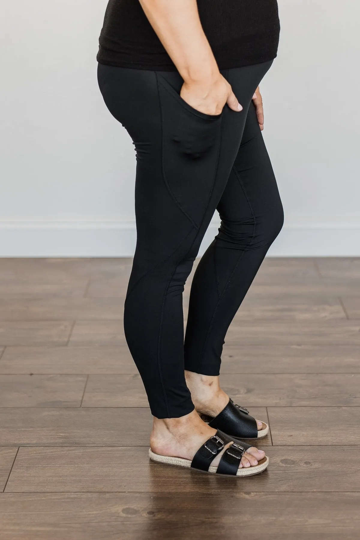 Stride With Pride Pocket Leggings- Black