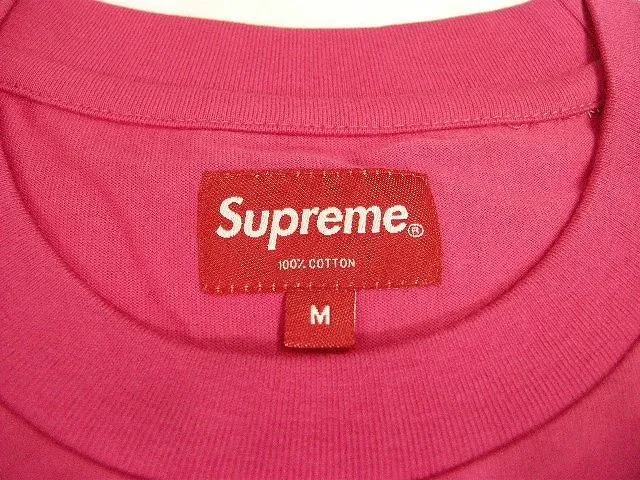 Supreme  |19AW ◆ Size M ◆ Supreme small box tee T-shirt Pink