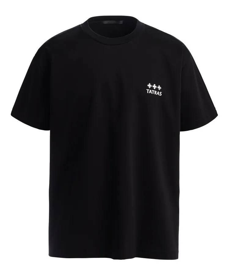 TATRAS  |Plain Cotton Logo T-Shirts