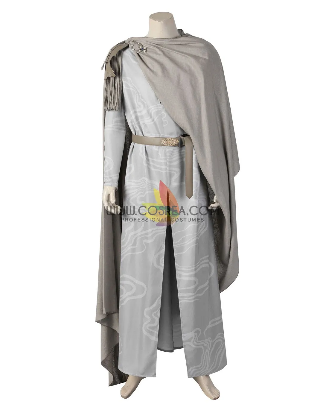 The Rings of Power Elrond Light Grey Cosplay Costume