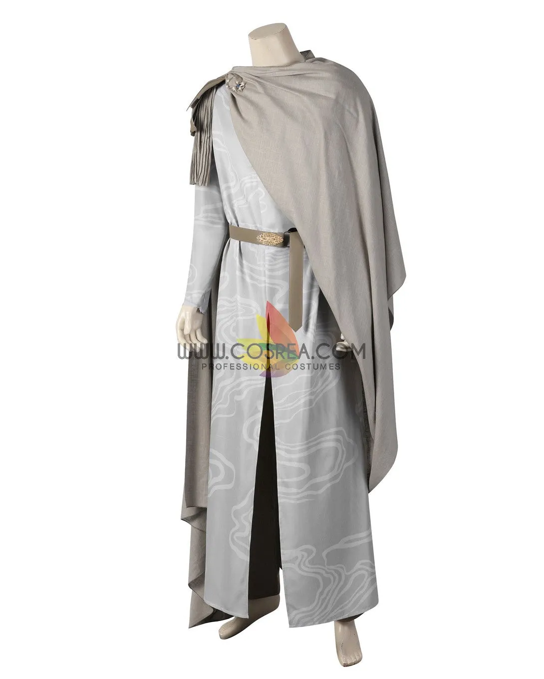 The Rings of Power Elrond Light Grey Cosplay Costume