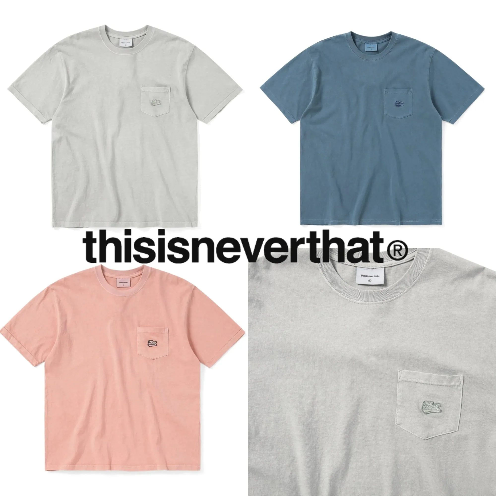 thisisneverthat  |Street Style Plain Cotton Short Sleeves Logo T-Shirts